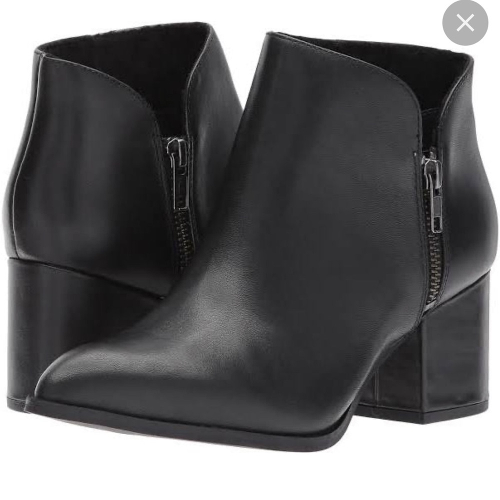 Seychelles Chaparral black leather bootie